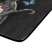 Tag des Toten Katzenzuckers und Schmetterlings Schneidebrett (Ecke)