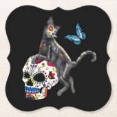 Tag des Toten Katzenzuckers und Schmetterlings Untersetzer (Vorderseite)