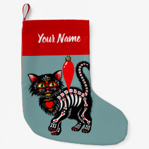 Tag des Toten Kitts Personalisiert Kleiner Weihnachtsstrumpf