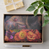 Tag des Toten Mädchen 4 Dekoupage Seidenpapier (Geschenk)