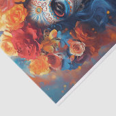 Tag des Toten Mädchen 6 Dekoupage Seidenpapier (Ausschnitt)