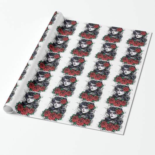 Tag des toten Mädchens Geschenkpapier (Ungerollt)