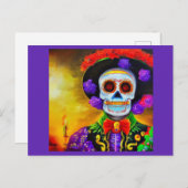 Tag des Toten Menschen 1 Feiertagspostkarte (Vorne/Hinten)