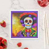 Tag des Toten Menschen 1 Serviette (Beispiel)