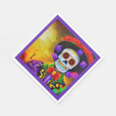 Tag des Toten Menschen 1 Serviette (Ecke)