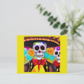 Tag des Toten Menschen 2 Postkarte (Stehend Vorderseite)