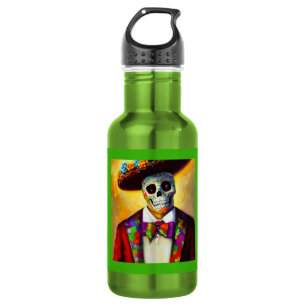 Tag des Toten Menschen 3 Edelstahlflasche