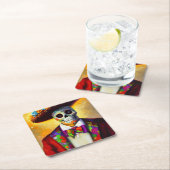 Tag des Toten Menschen 3 Rechteckiger Pappuntersetzer (Vor Ort)