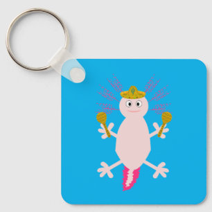 Tag des Toten Mexikanischen Axolotl Custom Schlüsselanhänger