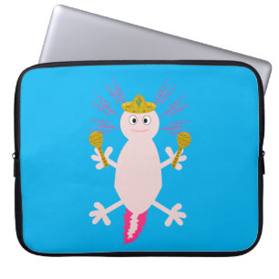 Tag des Toten Mexikanischen Axolotl Laptopschutzhülle