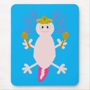 Tag des Toten Mexikanischen Axolotl Mousepad