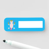 Tag des Toten Mexikanischen Axolotl Namensschild (Beispiel)