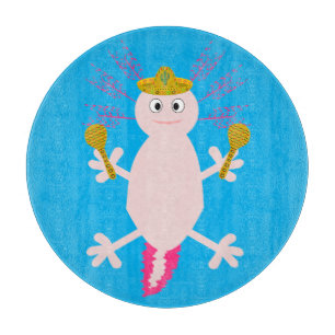 Tag des Toten Mexikanischen Axolotl Schneidebrett
