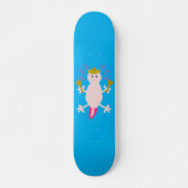 Tag des Toten Mexikanischen Axolotl Skateboard (Vorne)