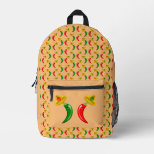 Tag des Toten Mexikanischen Chilis Bedruckter Rucksack