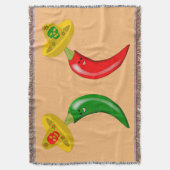Tag des Toten Mexikanischen Chilis Decke (Vorderseite Vertikal)