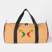 Tag des Toten Mexikanischen Chilis Duffle Bag (Rückseite)