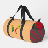 Tag des Toten Mexikanischen Chilis Duffle Bag (Rechte Ecke)