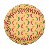 Tag des Toten Mexikanischen Chilis Gemustert Baseball (Vorderseite Links)