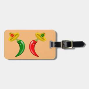 Tag des toten mexikanischen Chilis Individuelle Na Gepäckanhänger