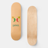 Tag des toten mexikanischen Chilis Individuelle Na Skateboard (Vorderseite)