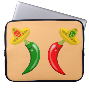 Tag des Toten Mexikanischen Chilis Laptopschutzhülle