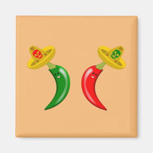 Tag des Toten Mexikanischen Chilis Magnet