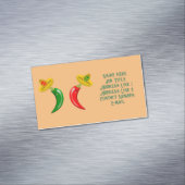 Tag des Toten Mexikanischen Chilis Magnetische Visitenkarte (Beispiel)