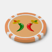 Tag des Toten Mexikanischen Chilis Pokerchips (Einzeln)