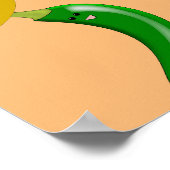 Tag des Toten Mexikanischen Chilis Poster (Ecke)