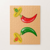 Tag des Toten Mexikanischen Chilis Puzzle (Vertikal)
