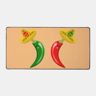 Tag des Toten Mexikanischen Chilis Schreibtischunterlage