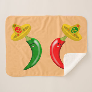 Tag des Toten Mexikanischen Chilis Sherpadecke
