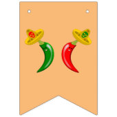 Tag des Toten Mexikanischen Chilis Wimpelkette (Dritte Fahne)