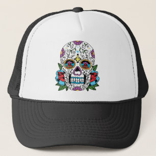 Tag des toten mexikanischen Schädels Truckerkappe