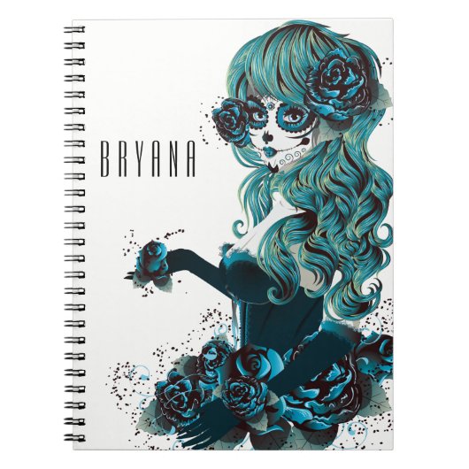 Tag des Toten Mexikanischen Zuckermagnaten Notizblock (Vorderseite)