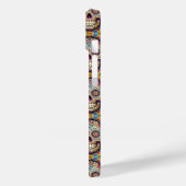 Tag des Toten Musters Case-Mate iPhone Hülle (Rückseite / Links)