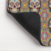 Tag des Toten Musters Mousepad (Ecke)