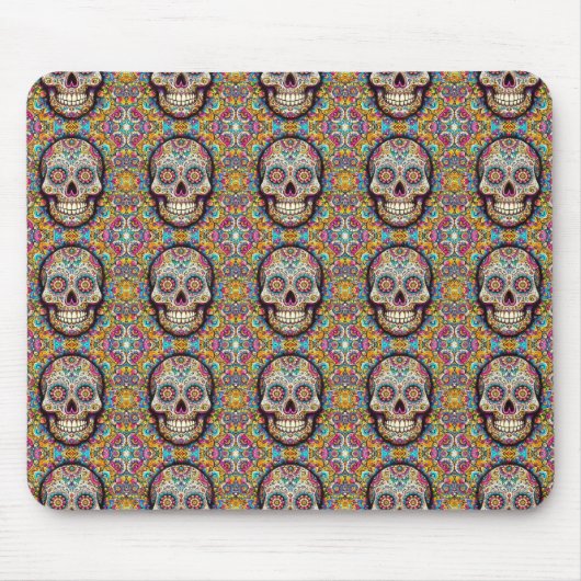 Tag des Toten Musters Mousepad (Vorne)