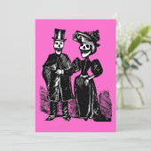 Tag des Toten Paares Einladung (Stehend Vorderseite)