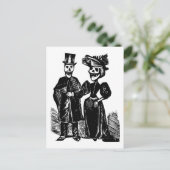 Tag des Toten Paares Postkarte (Stehend Vorderseite)