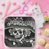 Tag des Toten Papiers - José Guadalupe Posada Pappteller (Party)