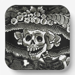 Tag des Toten Papiers - José Guadalupe Posada Pappteller