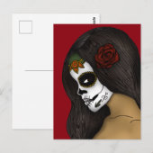 Tag des Toten Postkarte (Vorne/Hinten)