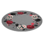 Tag des Toten Schädelbrudes Schneidebrett (Ecke)