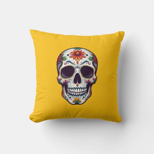 Tag des Toten Schädels 2 Kissen (Vorderseite)