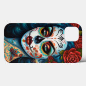 Tag des Toten Schädels Case-Mate iPhone Hülle (Rückseite (Horizontal))