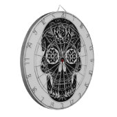 Tag des Toten Schädels Dartscheibe (Vorderseite Links)