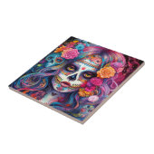 Tag des Toten Schädels Fliese (Seite)