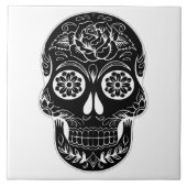 Tag des Toten Schädels Fliese (Vorderseite)